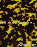 Turtle shell celluloid sheet