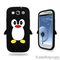 Penguin Silicone Skin Case Cover for Samsung Galaxy S3 I9300