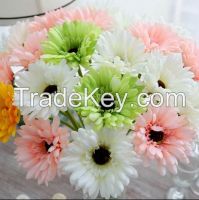 artificial silk sun flower gerbera chrysanthemi flower home and party decorative flowers festive and party hot sell free shipping