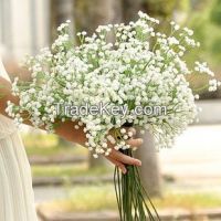 PU Gypsophila Baby&#039;s Breath Artificial Fake pu Flower Plant Home Wedding Decor pu material artificial flower