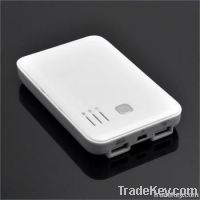 Dual USB 5000mAh External Portable Battery Power Pack