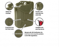 2O L Bullet Box Fuel Gas Oil Jerry Can