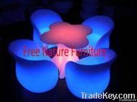 Hot Sale LED Table and Chair Furniture