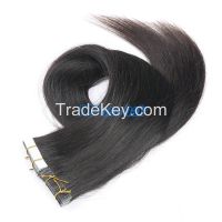 Remy Hair Tape Hair Extension , Skin