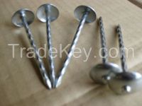 Galvanized Umbrella head roofing nails