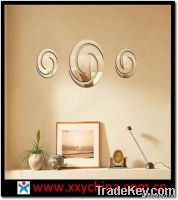 circle shaped acrylic decorative mirror stickers