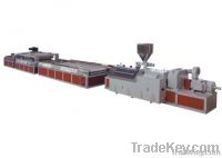 Plastic-wood hollow core door extrusion line