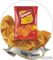 Crinkled Cassava Chips - Tangy Tomato