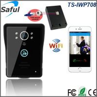 Tempered glass doorbell stable loud calling wireless remote unlock wifi video door phone intercom system