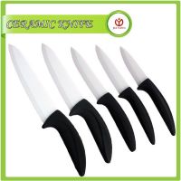 Black Mirror Ceramic Handle Knives Set