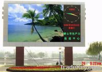 Outdoor full color P10 led display