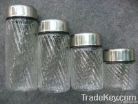 glass storage jars