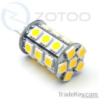 G4 bi pin led bulb 24SMD5050 12V DC household led lamp