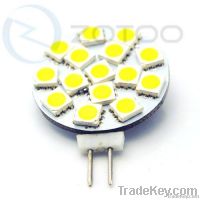 G4 bi pin led bulb 15SMD5050 12V DC household led lamp