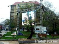 P16mm outdoor flexible LED display