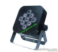 9pcs*3W 3in1 flat tri par can led stage light dj lighting