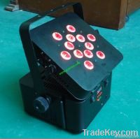 wireless dmx battery power led par can 12*10W battery recharge