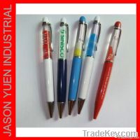 Metal Liquid Pen With Floaters Plastic