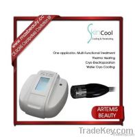 Portable cryolipolysis skin rejuvenation machine