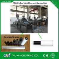 CTO active carbon block filter cartridge machine