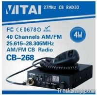 CB-268 CB Radio AM/FM Transceiver