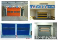 high speed roller door with sensors