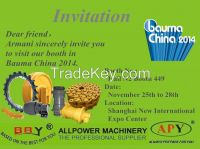 Hall N2,Booth 449 on Bauma China 