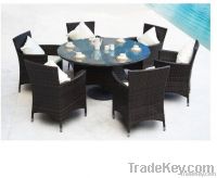 Wicker Dining Table