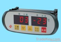 Temperature controller with double displays