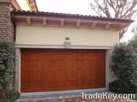 Automatic lift wood garage door