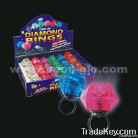 LED flashing diamond ring