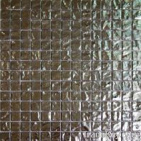 Plated glass mosaic