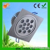 High Power 12*1W led ceiling light square