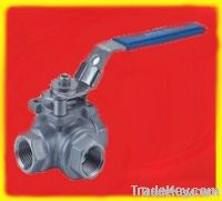 Three ways ball valve