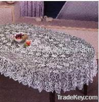 Polyesterpolyester oval tablecloth