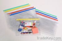 Clear pvc zipper bag