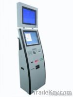 Dual touch screen kiosk