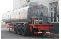 Liquid asphalt tank semi trailer for sale