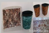 wood grain film and marble grain film