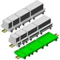 Universal Din Rail Enclosures / PCB Holders