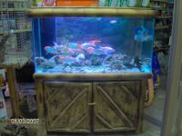 Bamboo Aquarium Cabinet