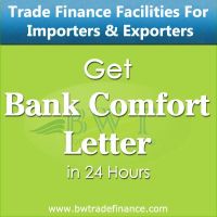 Avail Bank Comfort Letter for Importers and Exporters