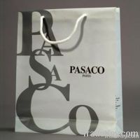 simple paper shopping , promotional bag in kraft , white cardboard