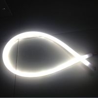 White Car LED Flexible Strip Tears Light Daytime Running Lamp