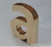 Metal letter