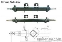 Germany type axle without brake system