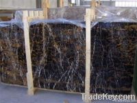 black and gold marble
