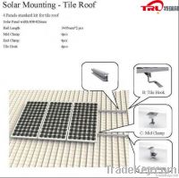 Metal roof mounting