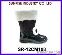 2012 fashion cheap winter knee high boots shoes for kids