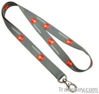 Heat transfer polyester lanyard